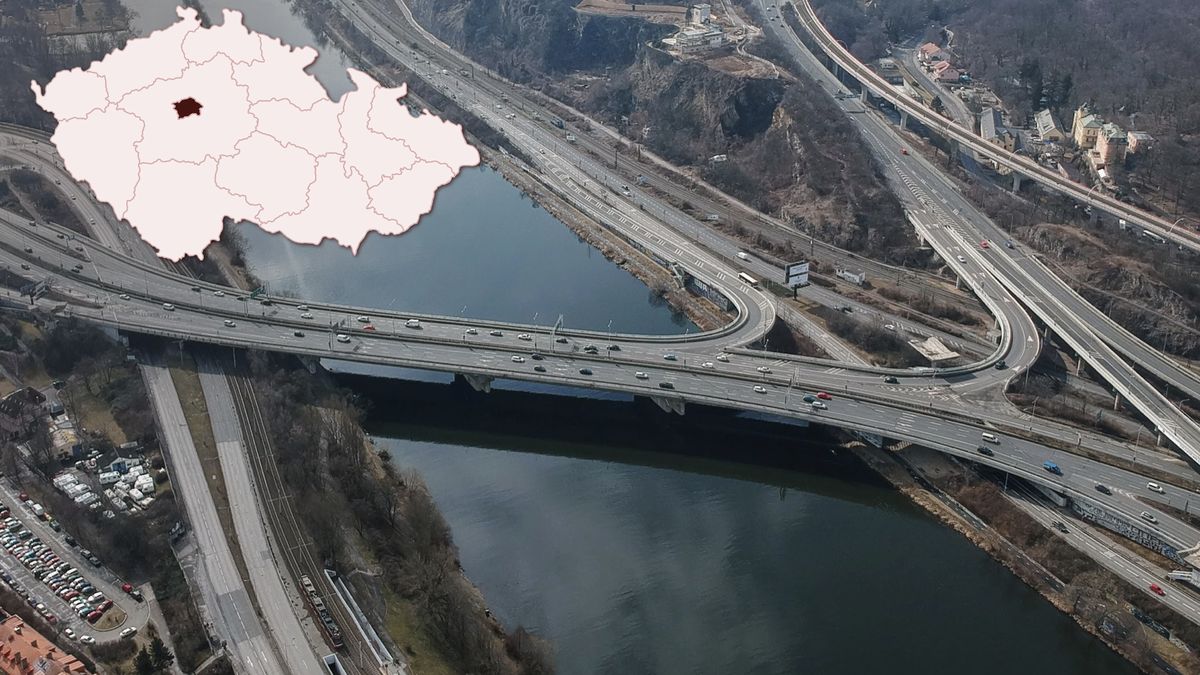 Denně tudy projede 144 tisíc aut. Barrandovský most čeká pět let oprav